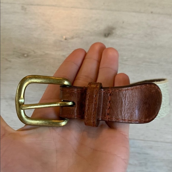 Stylish Tan and Blue Men's Belt - Picture 6 of 13